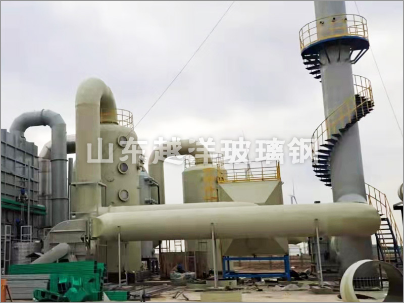 安徽池州 / 玻璃（lí）鋼吸收塔項目
